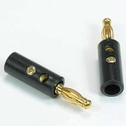 Bestlink Netware Banana Plug Gold Plated Plastic Black 201201BK